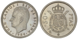 Peseta Period

Juan Carlos I

50 Pesetas. 1984. SC.