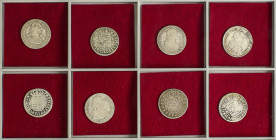 Lots and Collections

Lote 8 monedas 1 Real. 1735 a 1800. FELIPE V, CARLOS III y CARLOS IV. Felipe V: 1735, 1738 y 1740 ceca Madrid, Carlos III: 176...