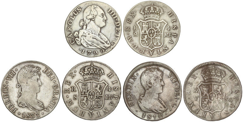 Lots and Collections

Lote 3 monedas 4 Reales. 1792 a 1833. CARLOS IV y FERNAN...