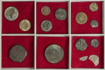 Lots and Collections

Lote 13 monedas. FELIPE III a ISABEL II. Contiene Maravedís, Diners, Ardit, 1/2 Céntimo de escudo. A EXAMINAR. RC a MBC.