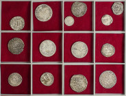 Lots and Collections

Lote 14 monedas. MEDIEVAL a ISABEL II. Contiene 1/2 Blanca Enrique III Sevilla (plata), 1/2 real reyes católicos Burgos, 4 mon...