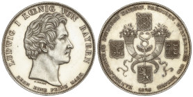 World Coins

German States

Thaler. 1829. LUDWIG I. BAVARIA. 27,96 grs. AR. Tratado comercial entre Baviera, Prusia, Hesse y Wurttemberg. (Limpiad...