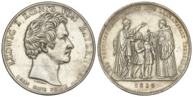 World Coins

German States

Thaler. 1835. LUDWIG I. BAVARIA. 27,91 grs. AR. Escuela Benedictina. (Limpiada, rayitas). KM-782. EBC-.