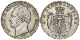 World Coins

German States

Kronenthaler. 1836. LUDWIG II. HESSE DARMSTADT. 29,33 grs. AR. (Limpiada, golpecitos en canto). KM-298. MBC+.