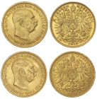 World Coins

Austria

Lote 2 monedas 10 Corona. 1912. FRANZ JOSEPH I. Peso total: 6,75 grs. AU (900). Reacuñación Oficial (Restrike). Fr-513R; KM-...