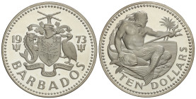 World Coins

Barbados

10 Dollars. 1973. 38,69 grs. AR. Neptuno. KM-17a. PROOF.