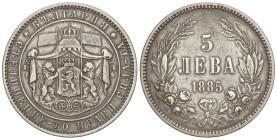 World Coins

Bulgaria

5 Leva. 1885. ALEXANDER I. 24,73 grs. AR. Pátina. KM-7. MBC.