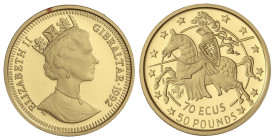 World Coins

Gibraltar

70 Ecus-50 Pounds. 1992. 6,24 grs. AU (999). Tirada: 1.000 piezas. En estuche original (algo deteriorado) con certificado....