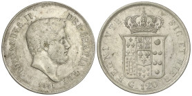 World Coins

Italian States

120 Grana. 1841. FERDINANDO II. NÁPOLES. 27,21 grs. AR. (Golpecitos). KM-346. MBC/MBC+.