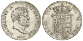 World Coins

Italian States

120 Grana. 1856. FERDINANDO II. NÁPOLES. 27,51 grs. AR. (Leves oxidaciones limpiadas). KM-370. EBC-.