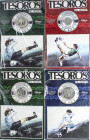 World Coins

Mexico

Lote 4 monedas 25, 50 (2) y 100 Pesos. 1985. AR. Tesoros del Mundial Mexico´ 86. En presentaciones originales. KM-497, 498 (2...
