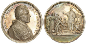 World Coins

Vatican

Medalla. 1907. PÍO X. Anv.: PIVS X PONT MAX ANNO V. Papa a izquierda. Rev.: MODERNISMI ERRORE DAMNATO. Pío X predicando a lo...
