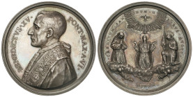 World Coins

Vatican

Medalla Canonización Juana de Arco. 1920. BENEDICTO XV. Anv.: BENEDICTVS XV PONT MAX A VI. Papa a izquierda. Rev.: CAELITVM ...