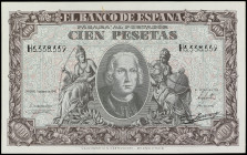 Spanish Banknotes

Estado Español

100 Pesetas. 9 Enero 1940. Colón. Serie H. (Leves arruguitas). Ed-438a. SC.