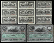 Overseas Issues

Lote 11 billetes 20 Centavos (9) y 10 Pesos. 15 Mayo 1896 y 15 febrero 1897. EL BANCO ESPAÑOL DE LA ISLA DE CUBA. Los dos de 10 Pes...