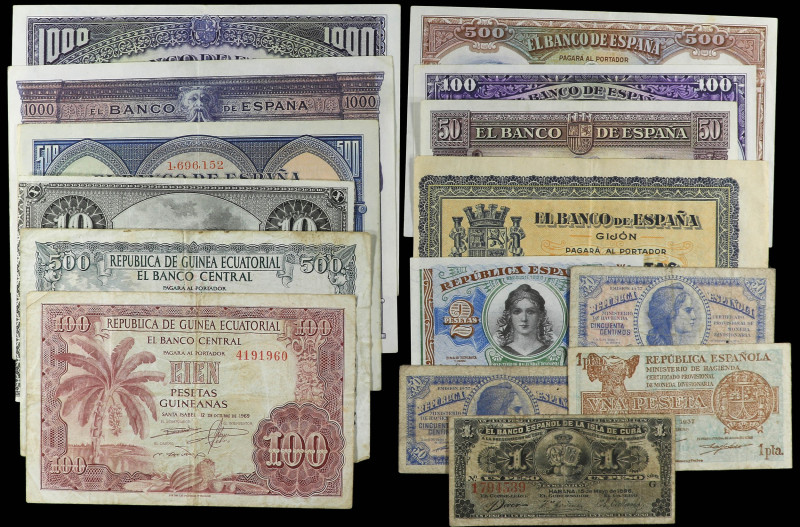 Banknotes. Lots and Collections

Lote 15 billetes 50 Céntimos a 1.000 Pesetas....