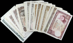 Banknotes. Lots and Collections

Lote 67 billetes 50, 100, 500 y 1.000 Pesetas. 1946 a 1971. Contiene: Rusiñol, Goya, Bayeu, Romero de Torres, Becqu...