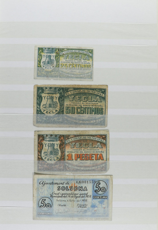 Paper Money of the Civil War

Lots and Collections

Lote 51 billetes. Incluy...