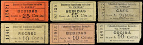 Company Stores and Propaganda

Lote 31 fichas. TODAS DE LA PROVINCIA DE BARCELONA. Al, Latón, Ni, Zn, Papel. Incluye 4 fichas CAFÉ DEL CIRCO ESPAÑOL...