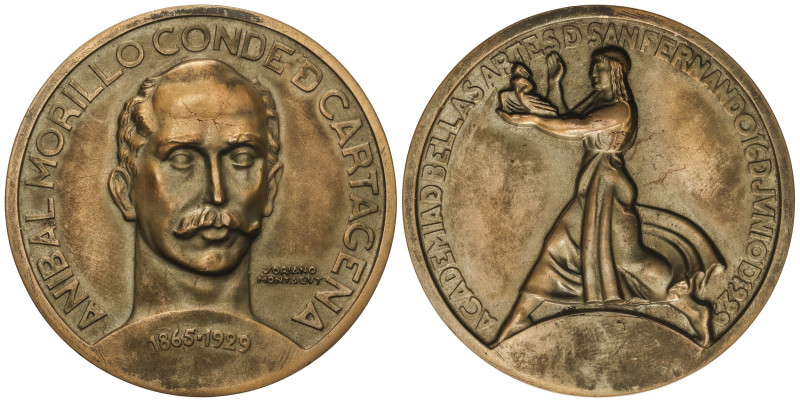 Spanish Medals

Anibal Morillo, Conde de Cartagena. 16 Junio 1929. ACADEMIA DE...