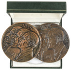 Spanish Medals

Lote 2 medallas II Centenario. 1738-1938. REAL ACADEMIA DE HISTORIA. Anv.: Clío musa de la Historia. Leyenda en latín. Rev.: Bustos ...