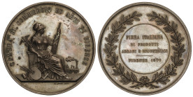 World Medals

Fiera italiana di prodotti agrari e industriali. 1871. CAMERA DI COMMERCIO ED ARTI DI FIRENZE. ITALIA. Anv.: Atenea sentada en trono a...