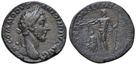 Commodo (181-192) Sesterzio - Testa laureata a d. - R/ Giove stante a s. - RIC 308a AE (g 23,00) Ex Naville, asta 53, lotto 582, e Roma Numismatics, 6...