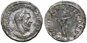 Macrino (217-218) Denario - Testa laureata a d. - R/ Giove stante a s. - RIC 15 AG (g 2,99)

qSPL