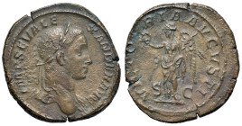 Alessandro Severo (222-235) Sesterzio - Testa laureata a d. - R/ La Vittoria stante a s. - RIC 618 AE (g 21,48 ) Ex Naville, 70, lotto 521

BB