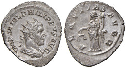 Filippo I (244-249) Antoniniano - Testa laureata a d. - R/ L'Equità stante a s. - RIC 27b AG (g 2,94)

SPL+