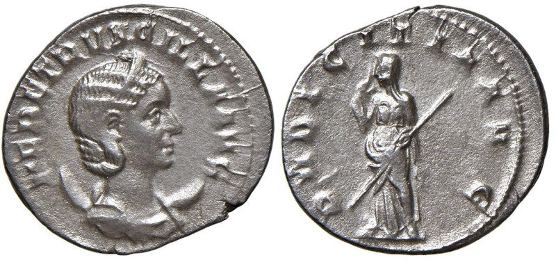 Erennia Etruscilla (moglie di Decio) Antoniniano - Busto a d. - R/ La Pudicizia ...