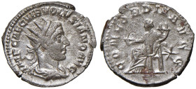 Volusiano (251-253) Antoniniano - Busto radiato a d. - R/ La Concordia seduta a s. - RIC 169 AG (g 3,63)

SPL