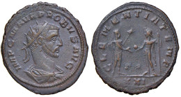 Probo (276-282) Antoniniano (Cyzicus) Busto radiato a d. - R/ L’imperatore e Giove - AE (g 3,96)

BB