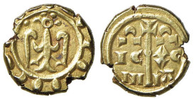 BRINDISI Federico II di Svevia (1197-1250) Multiplo di tarì - Spahr 66; MEC 14, p. 159, Classe E n. 1; D'Andrea 140. AU (g 2,64 - Ø 12.00 mm)

SPL