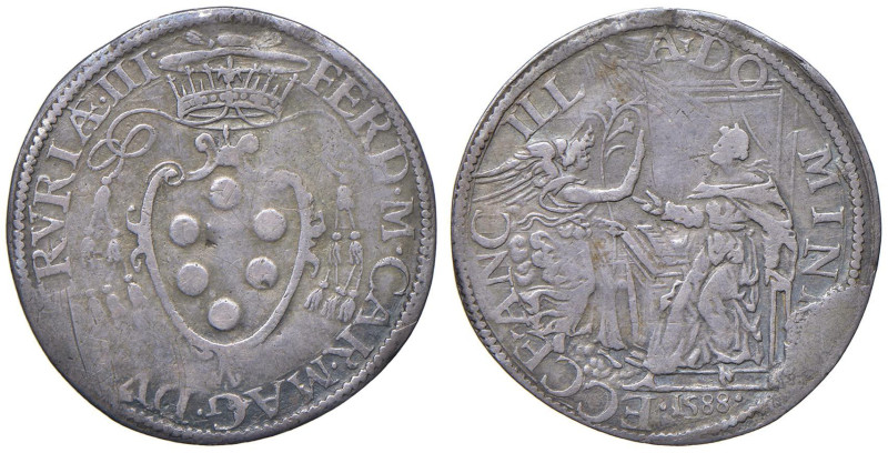 FIRENZE Ferdinando I (1587-1609) Giulio 1588 - MIR 205 AG (g 2,81) RR

MB/qBB