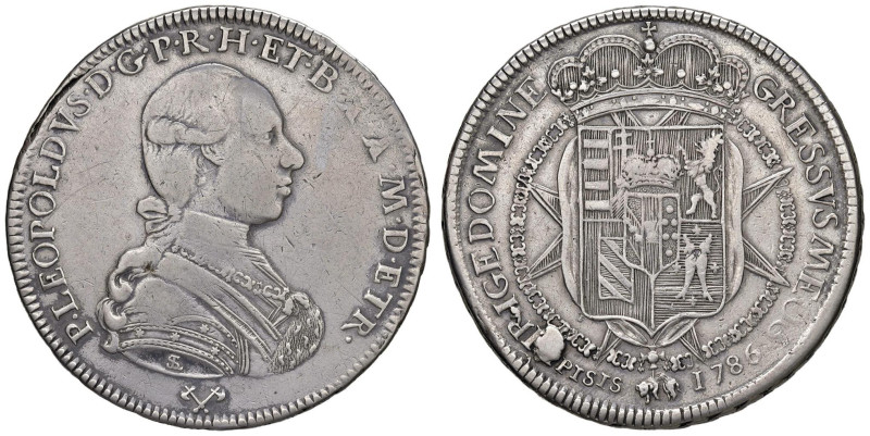 FIRENZE Pietro Leopoldo (1765-1790) Francescone 1786 - AG (g 27,01) Lucidata

...