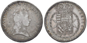 FIRENZE Ferdinando III (1790-1801) Francescone 1794 - MIR 405/3 AG (g 26,75)

MB