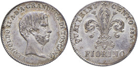 FIRENZE Leopoldo II (1824-1859) Fiorino 1856 - MIR 453/6 AG (g 6,87)

SPL+