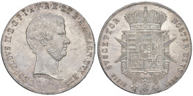 FIRENZE Leopoldo II (1824-1859) Francescone 1856 - MIR 449/3 AG (g 27,58) Con perizia non sigillata di Francesco Cavaliere FDC eccezionale

FDC