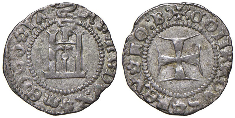 GENOVA Filippo Maria Visconti (1421-1435) Petachina - MIR 72 MI (g 1,39)

BB