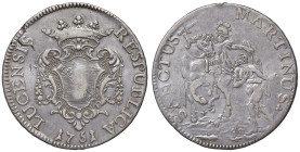 LUCCA Repubblica (1369-1799) Scudo 1751 - MIR 237/11; Bellesia 69 AG (g 26,57) Appiccagnolo rimoso

qBB