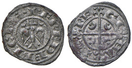 MESSINA Federico II (1197-1250) Mezzo denaro - MIR 109 MI (g 0,61) RR Bell'esemplare

SPL