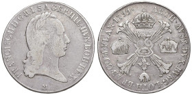 MILANO Francesco II (1792-1800) Crocione 1799 - MIR 476/3 AG (g 29,21) R

qBB/BB