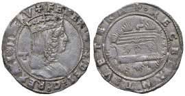 NAPOLI Federico III (1496-1501) Carlino sigla T - MIR 106 AG (g 3,78) R

BB+