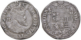 NAPOLI Carlo V (1516-1556) Tarì sigla R - Magliocca 34/8 AG (g 6,22) RR

BB