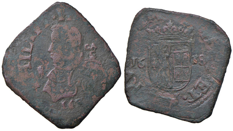 NAPOLI Filippo IV (1621-1665) Grano 1638 - Magliocca 71 CU (g 9,93) RRR

qBB/B...