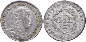NAPOLI Ferdinando IV (1759-1799) Tarì 1798 - Nomisma 506 AG (g 4,63) Graffietti al D/. Bella patina

SPL+