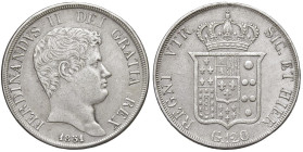 NAPOLI Ferdinando II (1830-1859) Piastra 1831 - Nomisma 923 AG (g 27,39)

BB