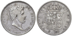 NAPOLI Ferdinando II (1830-1859) Piastra 1840 - Nomisma 942 AG (g 27,28) RR

qBB