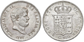 NAPOLI Ferdinando II (1830-1859) Piastra 1859 - Nomisma 972 AG (g 27,45)

qSPL